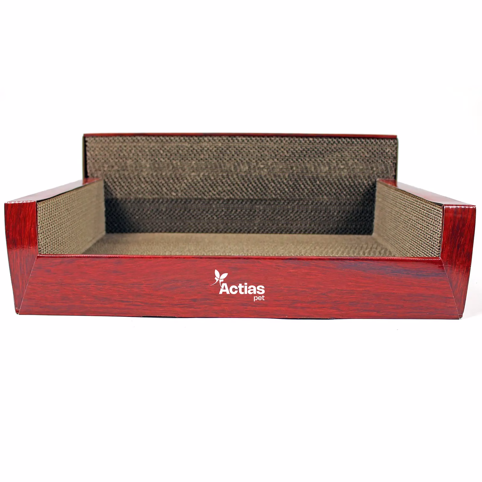 Wood Effect Sofa Corrugated Cardboard Cat Scratcher - Image 7