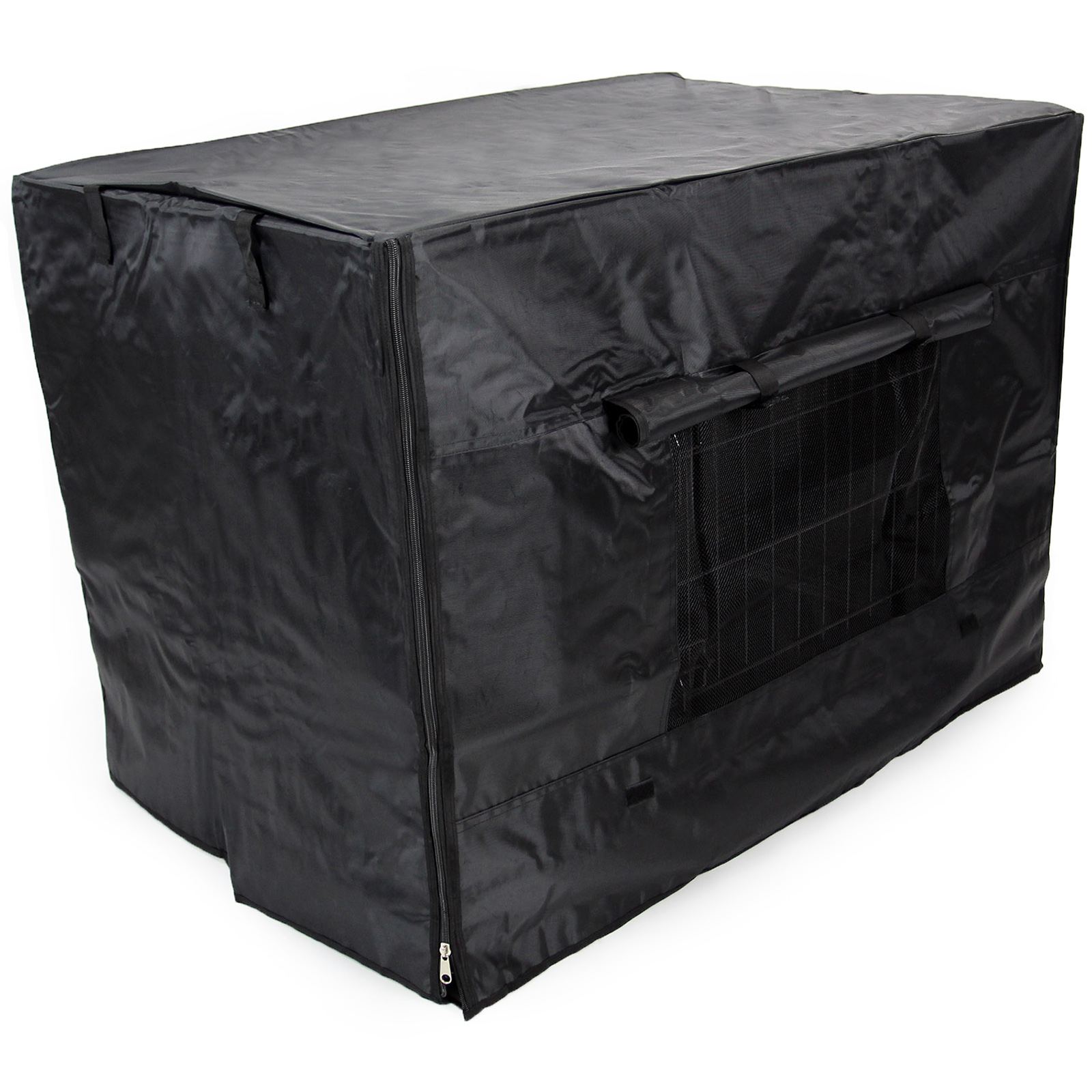 Waterproof Dog Cage Cover Black - Image 5