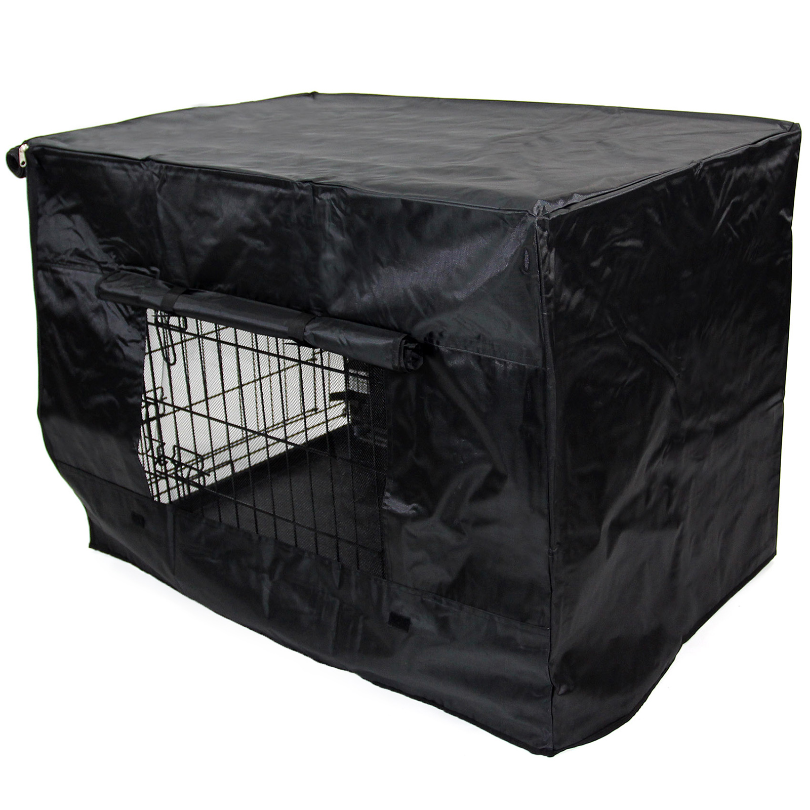 Waterproof Dog Cage Cover Black - Image 11