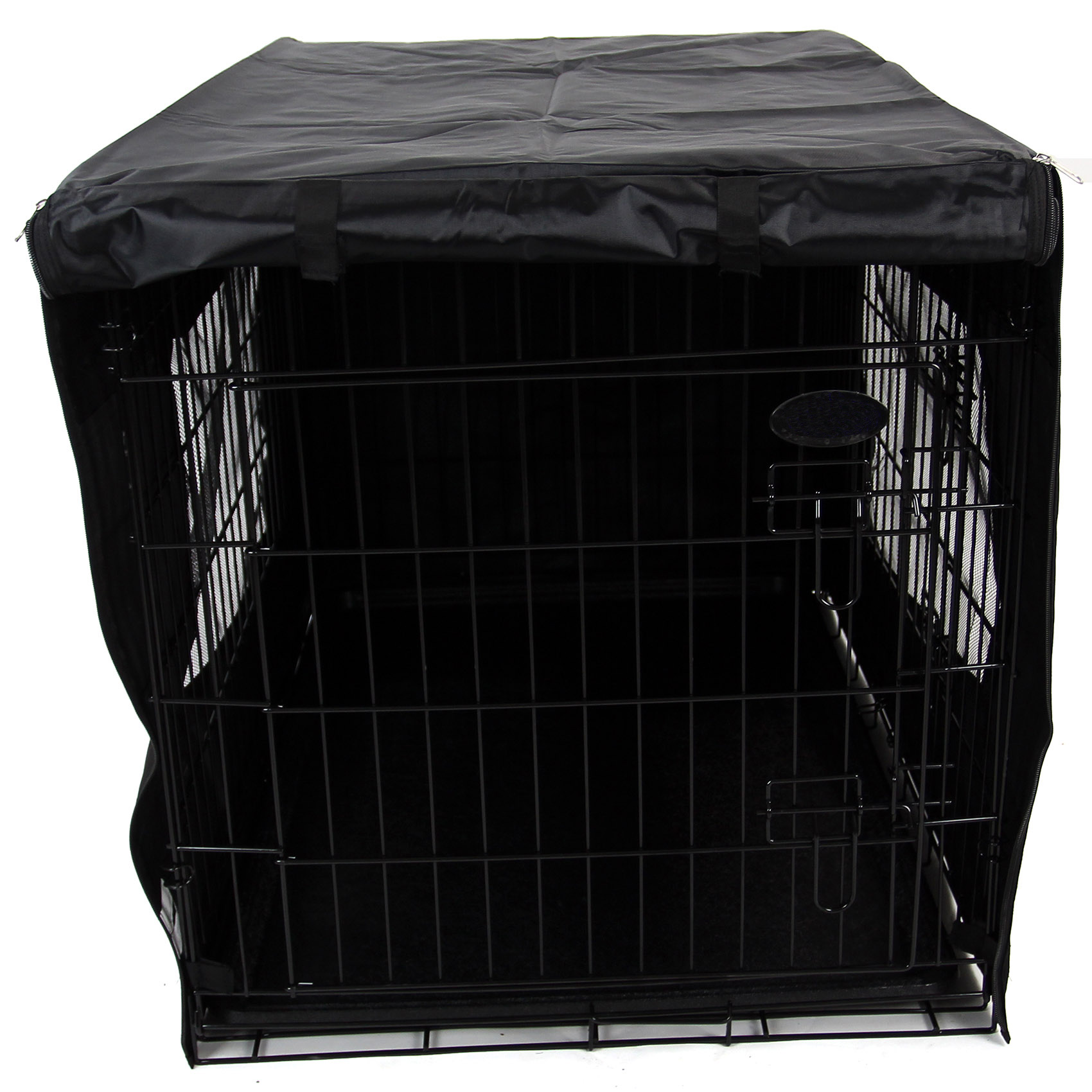 Waterproof Dog Cage Cover Black - Image 10