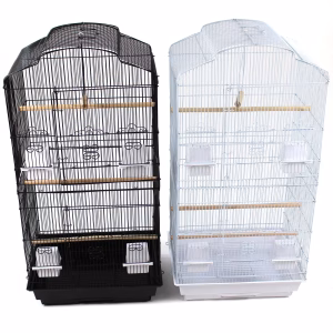Metal Bird Cage Black or White