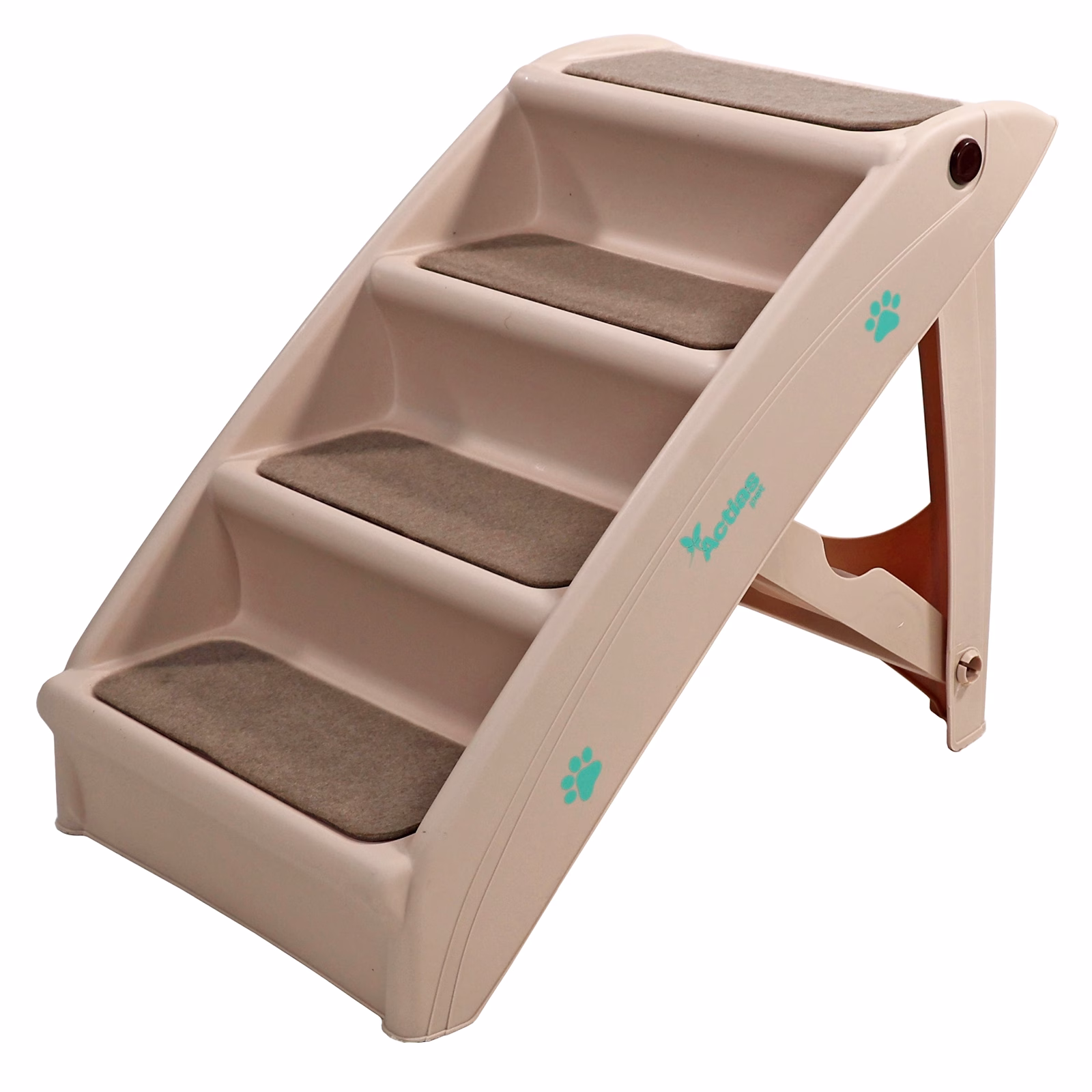 Foldable Pet Stairs Beige 21823 - Image 3