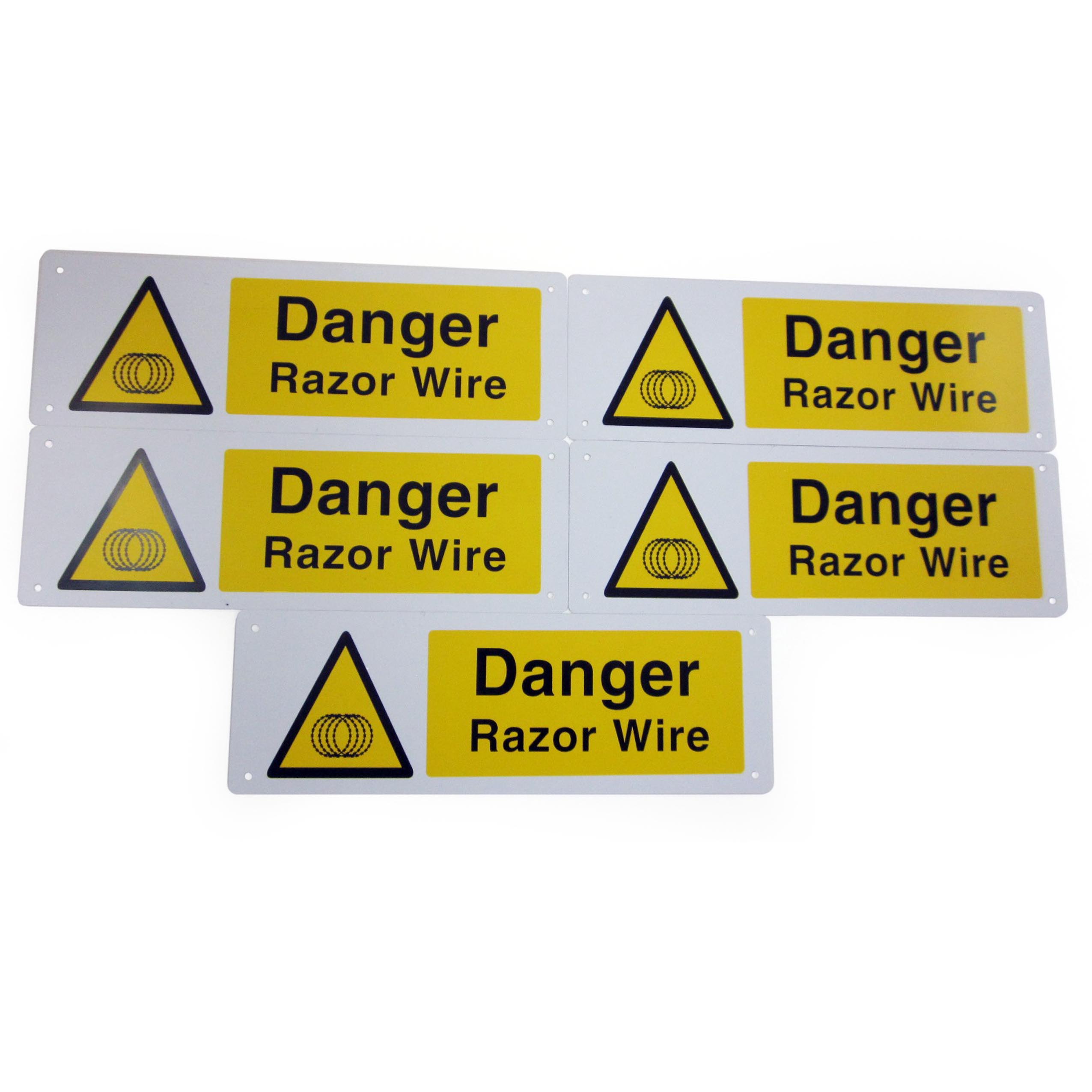 Razor Wire Warning Sign 74014 - Image 7