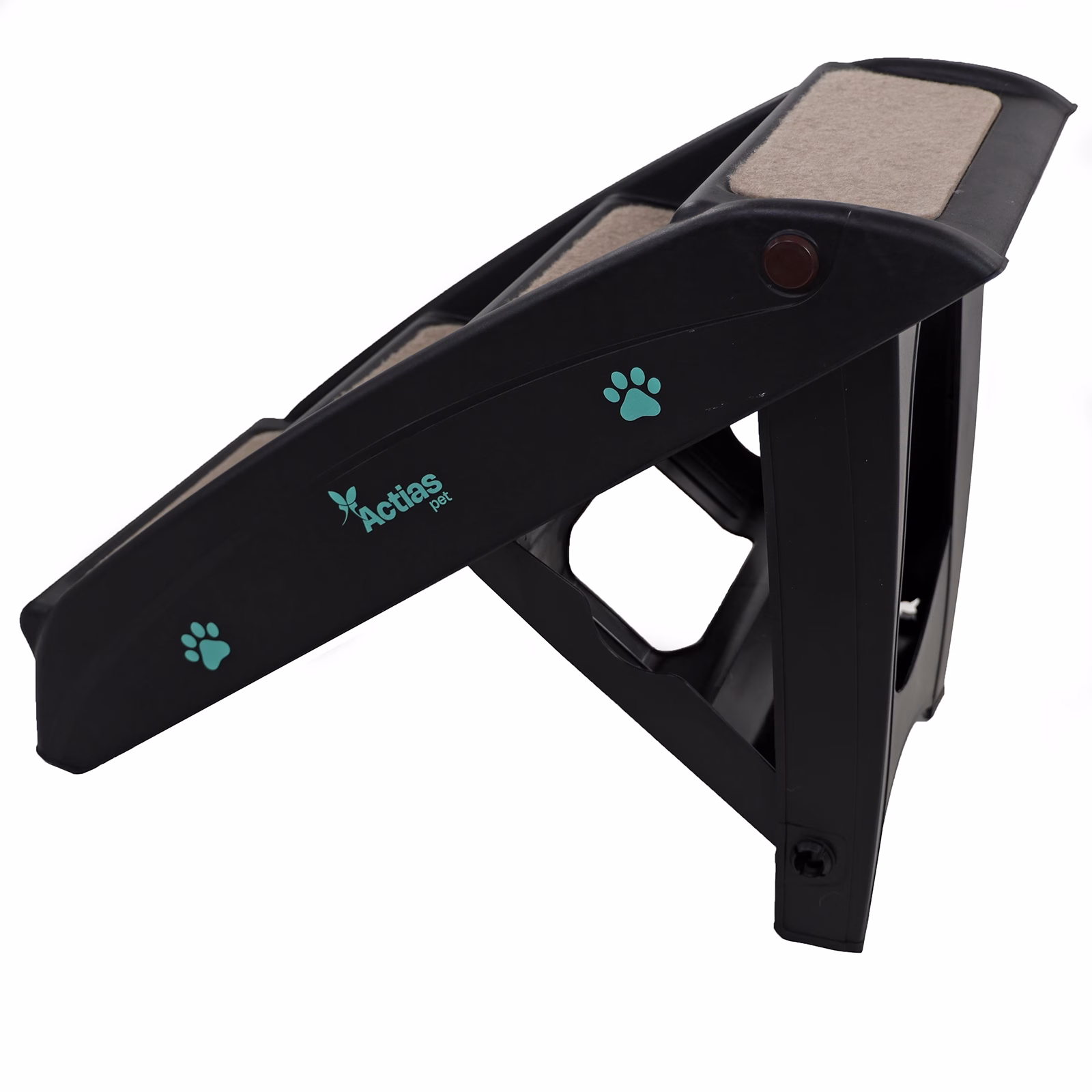 Foldable Pet Stairs Black 74287 - Image 4