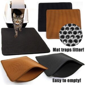 Large EVA Cat Litter Tray Mat