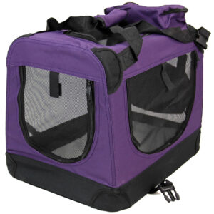 Foldable Pet Carrier Purple