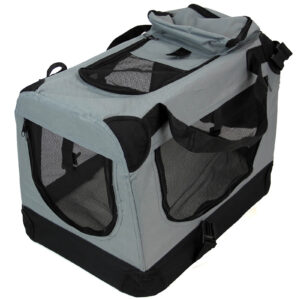 Foldable Pet Carrier Grey