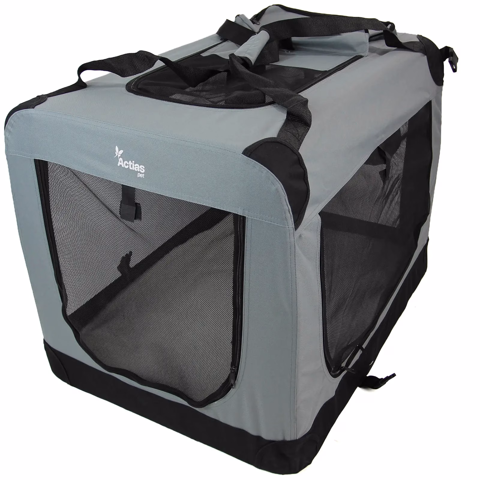 Foldable Pet Carrier Grey - Image 9