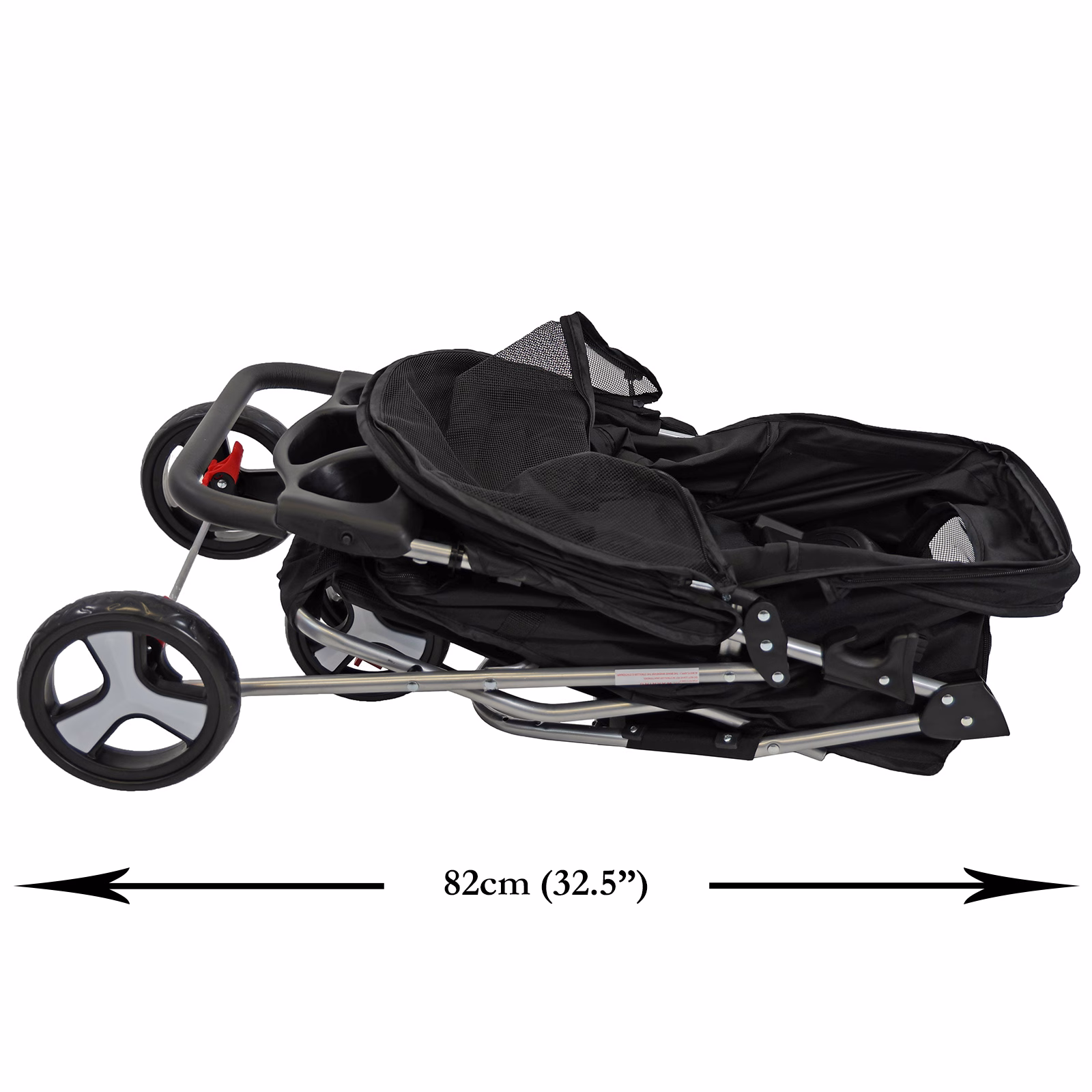 Pet Stroller Dog Cat Puppy Pram Pushchair Travel Cart Jogging Buggy Carrier - Image 3