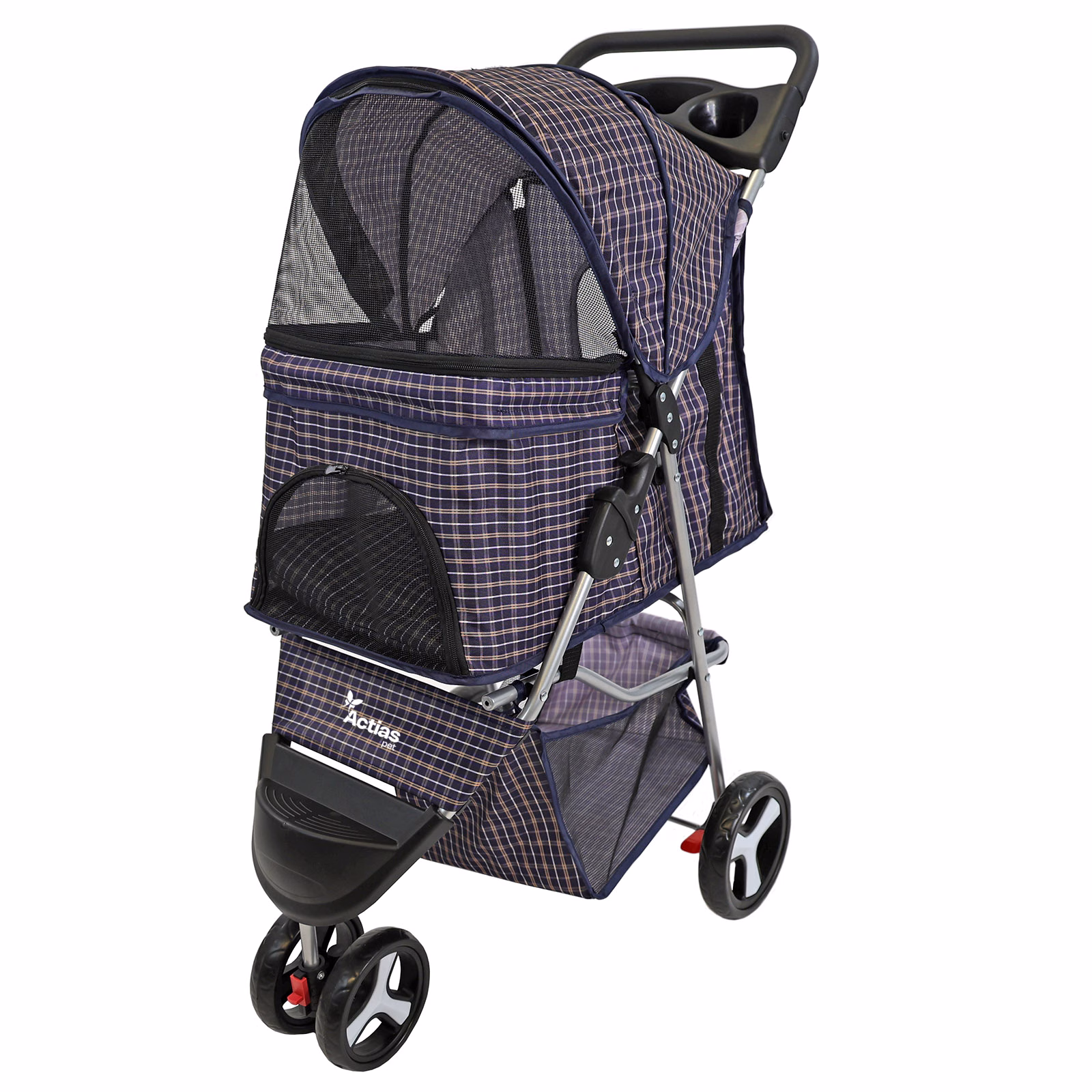 Pet Stroller Dog Cat Puppy Pram Pushchair Travel Cart Jogging Buggy Carrier - Image 8