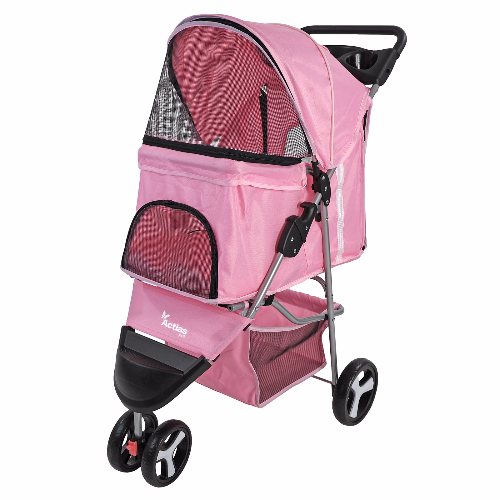 Pet Stroller Dog Cat Puppy Pram Pushchair Travel Cart Jogging Buggy Carrier - Image 14